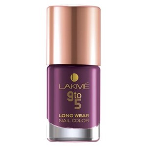 Picture of Lakme 9 To 5 Long Wear Nail Colour Mauve Mobile 9 ml