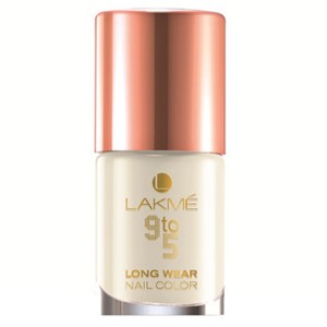 Picture of Lakme 9 To 5 Long Wear Nail Colour Pearl Crush 9 ml